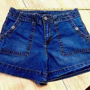 Faded Glory Blue Jean Shorts Relaxed Fit